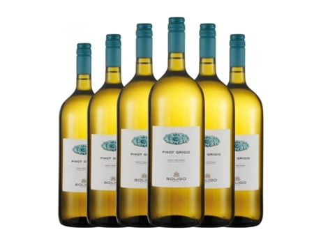 Vinho branco COLLI DEL SOLIGO Pinot Cinza Delle Venezie (1 L - 6 Unidades)