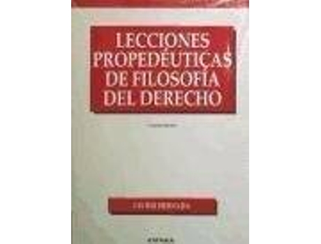 Livro Lecciones propedéuticas de filosofía del derecho de Javier Hervada Xiberta (Espanhol)