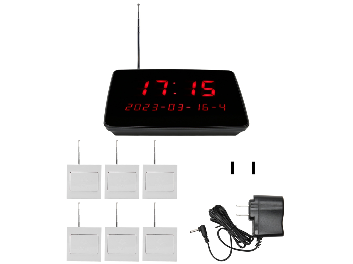 Pager Cuidador À Prova D'água 30 Níveis Volume Us Plug