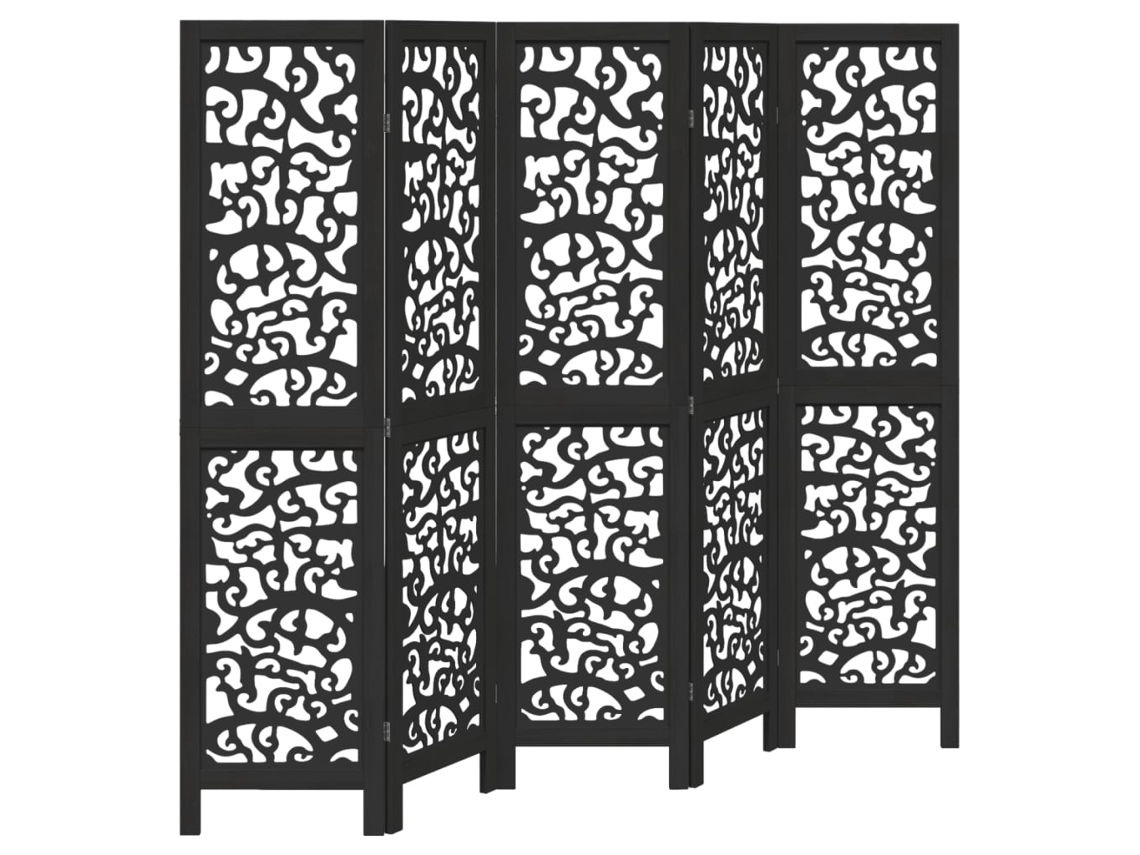Room Divider, Room Dividers Vidaxl Preto Madeira (40 X 160 Cm)