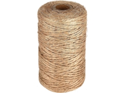 Fio de Juta Natural 100 Metros Corda de Juta Marrom Durável 1.5 Mm Biodegradável para Manufaturas, Jardim e Decoração