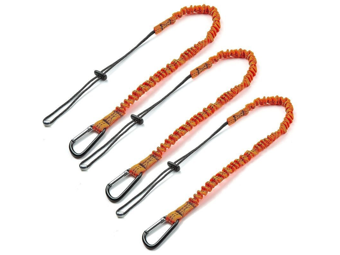 Cuerda de Seguridad Retrátil 3 Piezas com Mosquetão S/MARCA