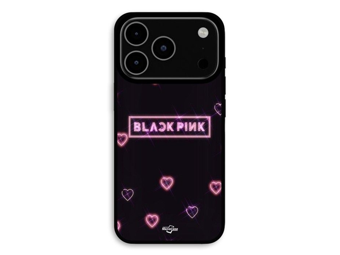 Capa Para Iphone 17 Pro Blackpink Com Coração Rosa Maniacase