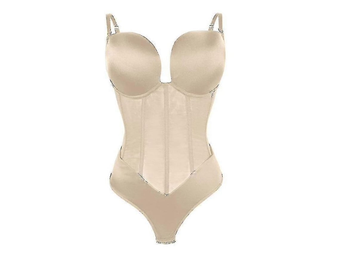 2026 lingerie Moldadora de Corpo com 5 Ossos de Malha para Mulher Respirável e Confortável com Alcinhas Removíveis