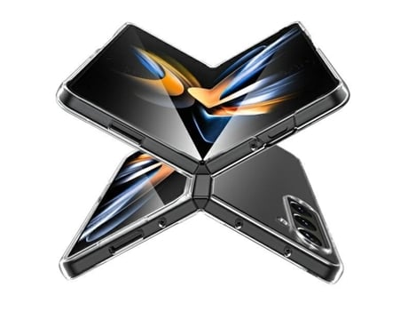 Capa para Samsung Galaxy Z Fold 5 BELINE Pele Sintética Transparente