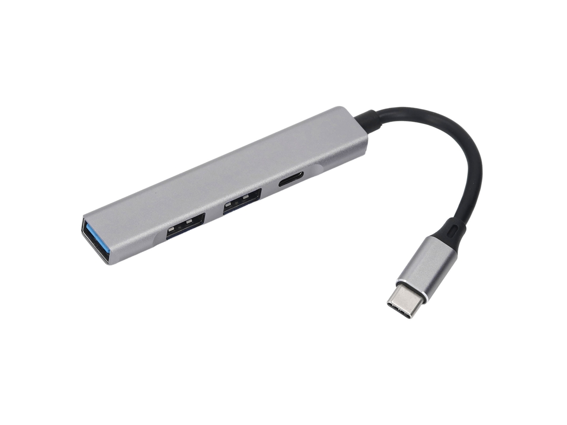 Hub Usb 3.0 7 Em 1 Docking Station Splitter Com Portas Usb A E C Para Pc, Computador, Móvel E Tablet