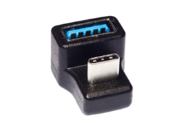 Adaptador Usb 3.0 Fêmea para Usb Otg Tipo C para Conversor Usb 3.0 180 para Cima e para Baixo ALLINLESS