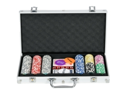 Mala De Póquer Ps, Poliéster Cor Prata 38.5x23x6.5 Cm Sportnow