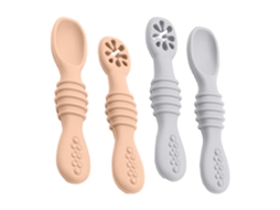 Colheres de Silicone para Bebés Primeira Etapa de Alimentação NEVEANCE