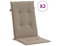 Highback Chair Cushion, Highback Chair Cushions Vidaxl Cinzento-acastanhado Tecido (120 X 50 X 3 Cm)