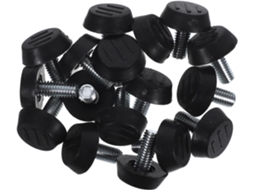 Conjunto De 16 Pés Niveladores Ajustáveis Para Móveis E Eletrodomésticos Sewacc, Em Metal E Plástico