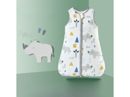 Saco de dormir de algodão para bebê 3-12 meses Date Duplo S Cinzento Panoona
