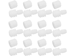Conjunto De 100 Pinos Dobradiça Nylon Para Painéis Portas E Gavetas, Conectores De Móveis Brancos Com Design Versátil