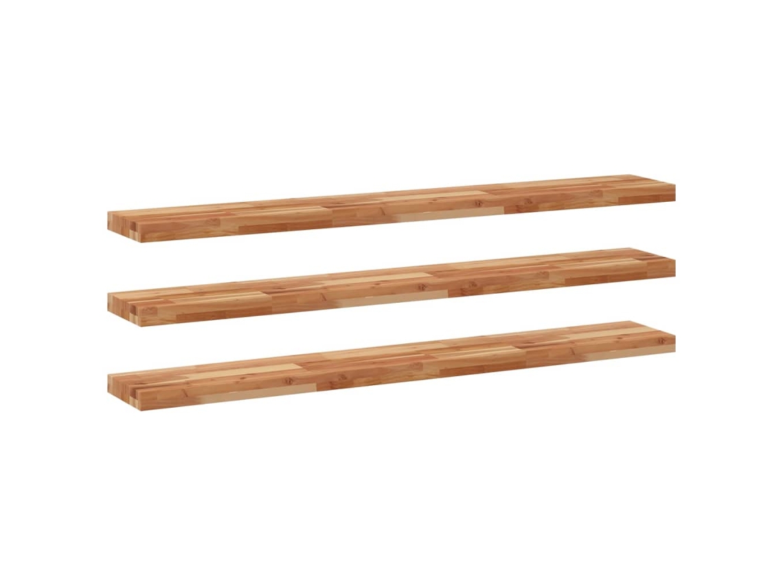 Floating Shelf, Floating Shelves Vidaxl Marrom Madeira De Acácia (140 X 20 X 4 Cm)