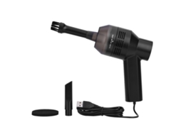 Aspiradora USB portátil para teclado, mini, negra
