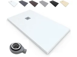 Base de Duche Resina Branco 90X90 Quadro Valvula ESTILOBAÑO