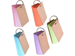 Índice De Cartões Vídeos Coloridos Com Anneau De Notes Pratiques Bleu Vert Orange Rose Para Notas