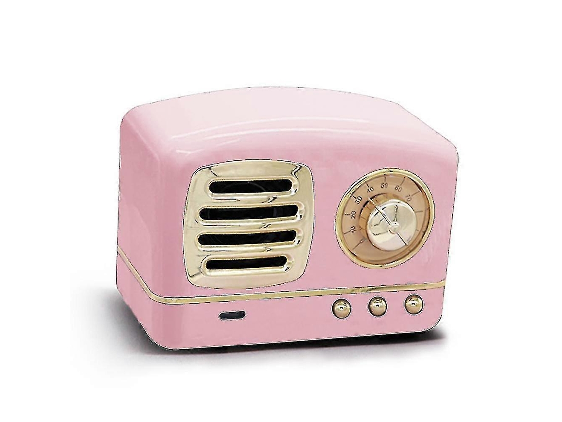 Rádio Portátil Retrô Com Bateria E Alto Falante Bluetooth Olysi Shop