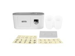 Suporte de Escova de Dentes Parede com 2 Copos S/MARCA