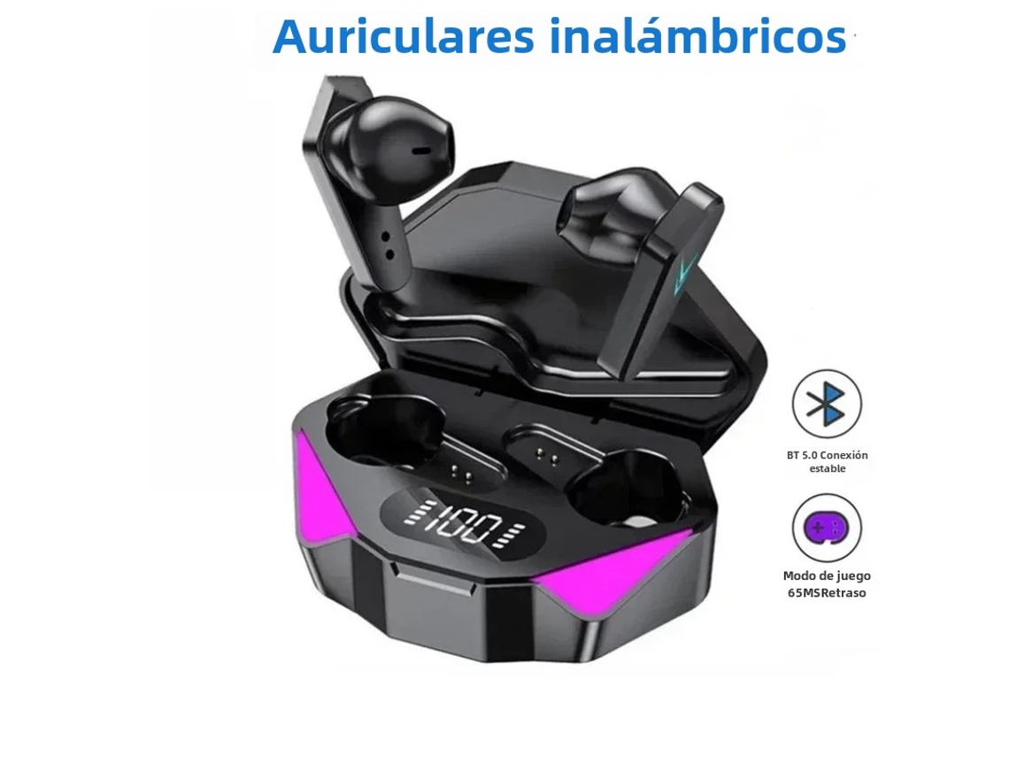 Fones De Ouvido Sem Fio Bluetooth, Com Microfone E Cancelamento De Ruído, Baixa Latência.