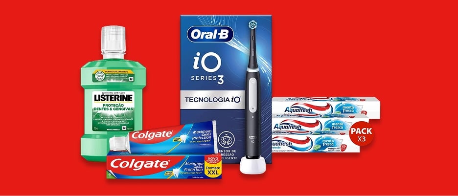Tudo o que precisas para cuidar do teu sorriso a preços irresistíveis