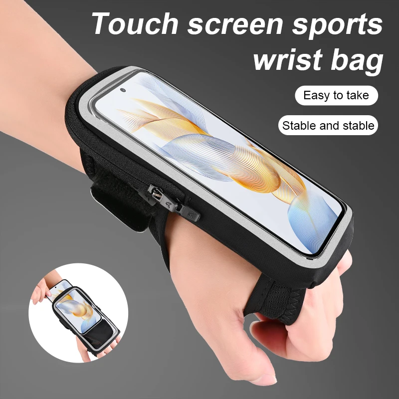 Braçadeira Esportiva Leve Para Corrida Ao Ar Livre, Unissex, Com Suporte Para Celular, À Prova D'água E Resistente Ao Suor.