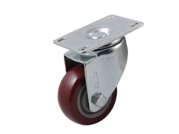 Rodízio Giratório Aexit De 3" Com Placa, Plástico, Metal