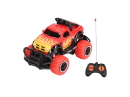 Ats coche Rc de Off Road 1:43 com Para choques Resistentes, Presente de Aniversário para Crianças de 3+ Anos Vermelho