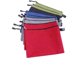Conjunto de 10 Estojos com Zíper, Práticos e Portáteis, em Tecido Oxford Impermeável, Resistentes Reforçados,