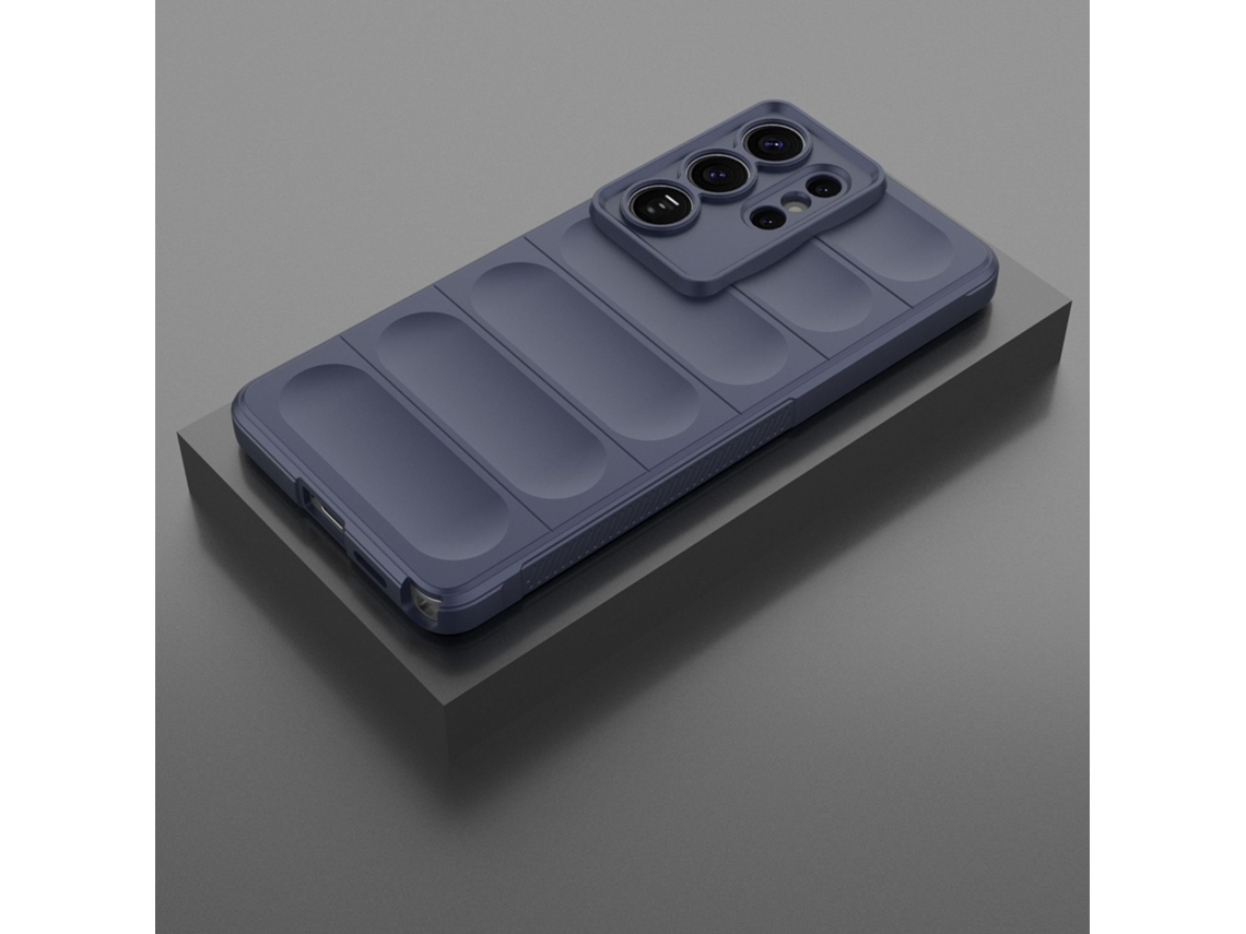 Capa Hexinyigjly Silicone Para Samsung Galaxy S26 Ultra, Com Revestimento Interior Em Microfibra Anti-riscos Azul