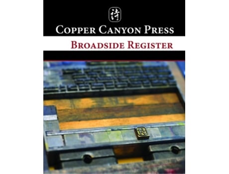 Livro Broadside Register De Reed Moore (inglês)