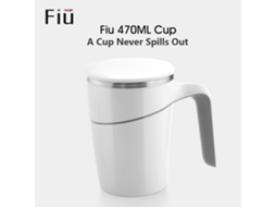 Caneca Isolante Anti-gotejamento Branca 470ml Fiu