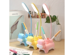 Porta caneta Multifuncional 3 em 1 com Suporte para Teléfono e Candeiro de Mesa, Protege uma Visão, Ideal Presente STELASPLEN