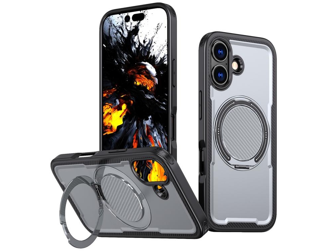 Capa Para Iphone 17 Com Suporte Giratório De 360 ​​graus E Magsafe.