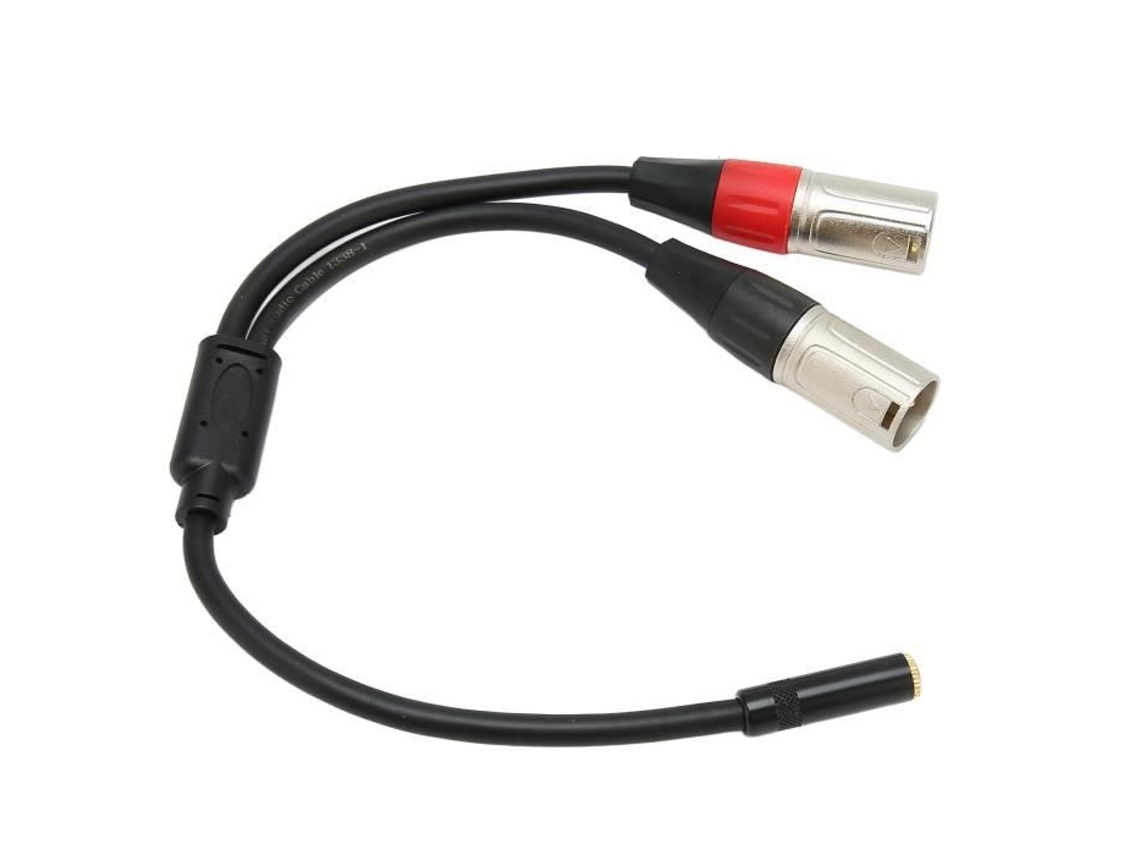 Cabo de Microfone Duplo Xlr Balanceado Profissional para Cabo de Microfone HURRISE