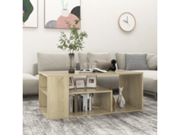 Vidaxl Mesa Centro 100x50x40 Cm Derivados De Madeira Carvalho Sonoma