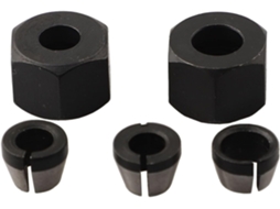 Conjunto De 5 Mandris Para Máquinas Gravação E Corte, Tamanhos 6 Mm, 6,35 8
