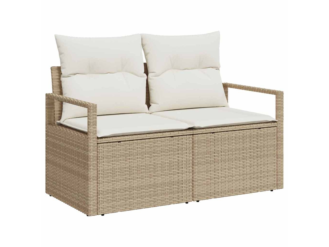 Maison Exclusive - Sofá De Jardim Com Almofada 120 X 62 X 69 Cm. Vime Pe