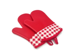 1 Par de Luvas de Forno Luvas de Silicone Resistentes Ao Calor