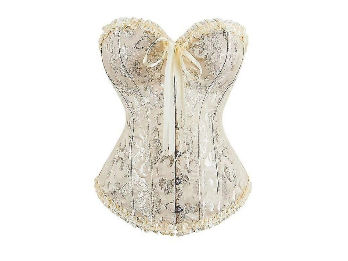 Corset Overbust Negro Para Mulher Com Corte Slim, Ajuste E Modelagem A Xxxxl