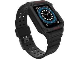 Capa Apple Watch Series 7/6/5/4/3/2/Se 41/40/38 mm LMOBILE Preto
