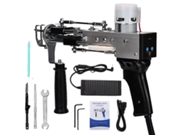 Pistola De Tufting, Tricô Elétrico Para Carpete, Conjunto 2 Em 1, Pistola De Display Digital