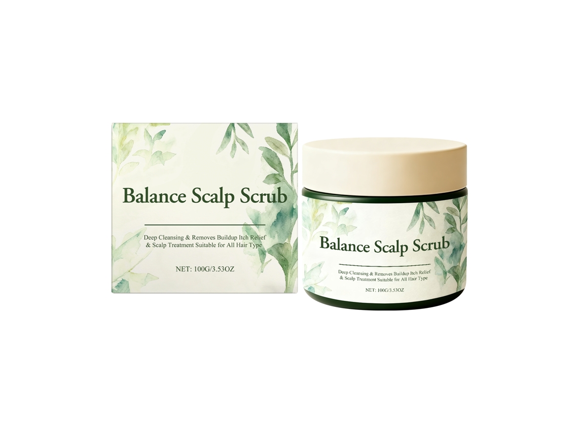 Scrub de Limpeza com Extrato de Planta para Couro Cabeludo, Cuidado Natural LAXISCREED
