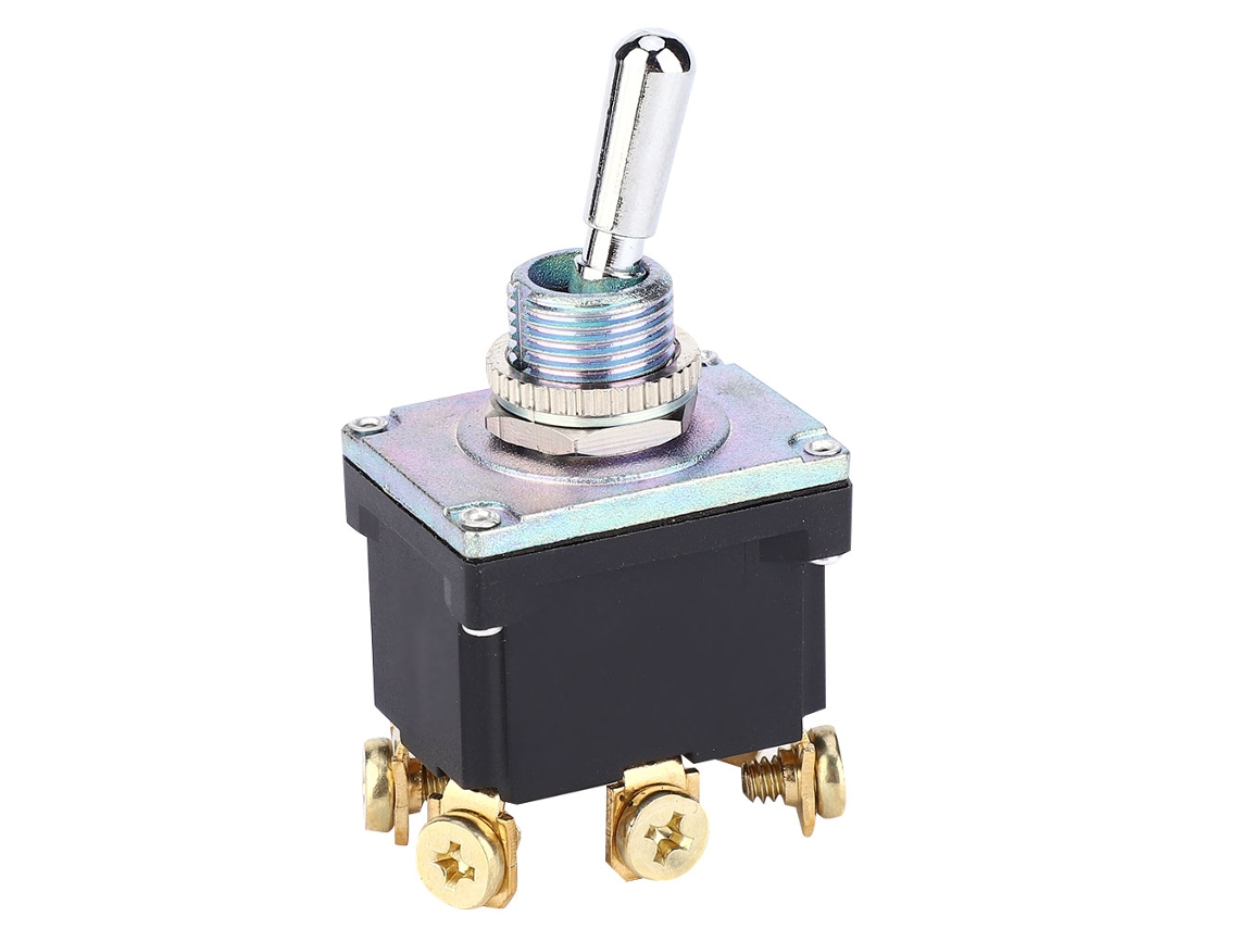 Interruptor Rocker Impermeável T502b 6 Pinos Base Nylon