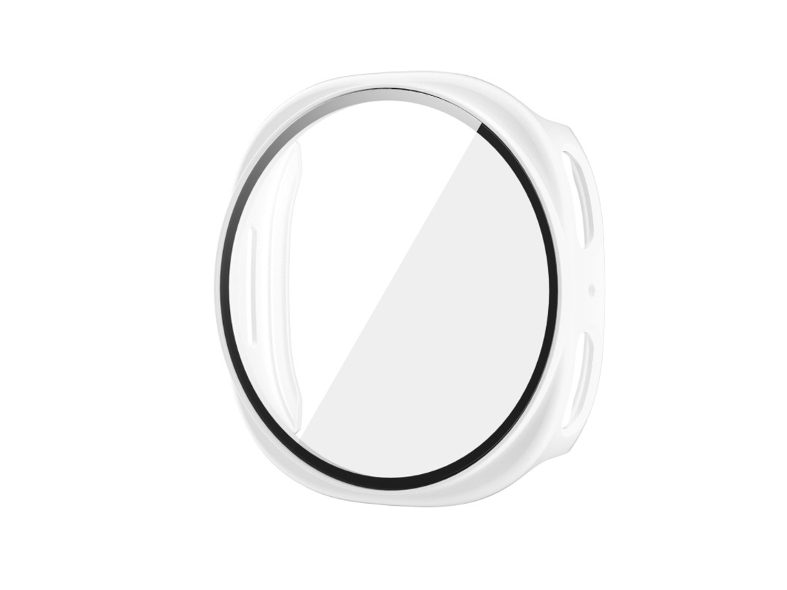 Capa Com Protetor De Ecrã Para Galaxy Watch 9/8 De 44 Mm Proteção Sensível Ao Toque E Resistente A Riscos Branco Hexinyigjly