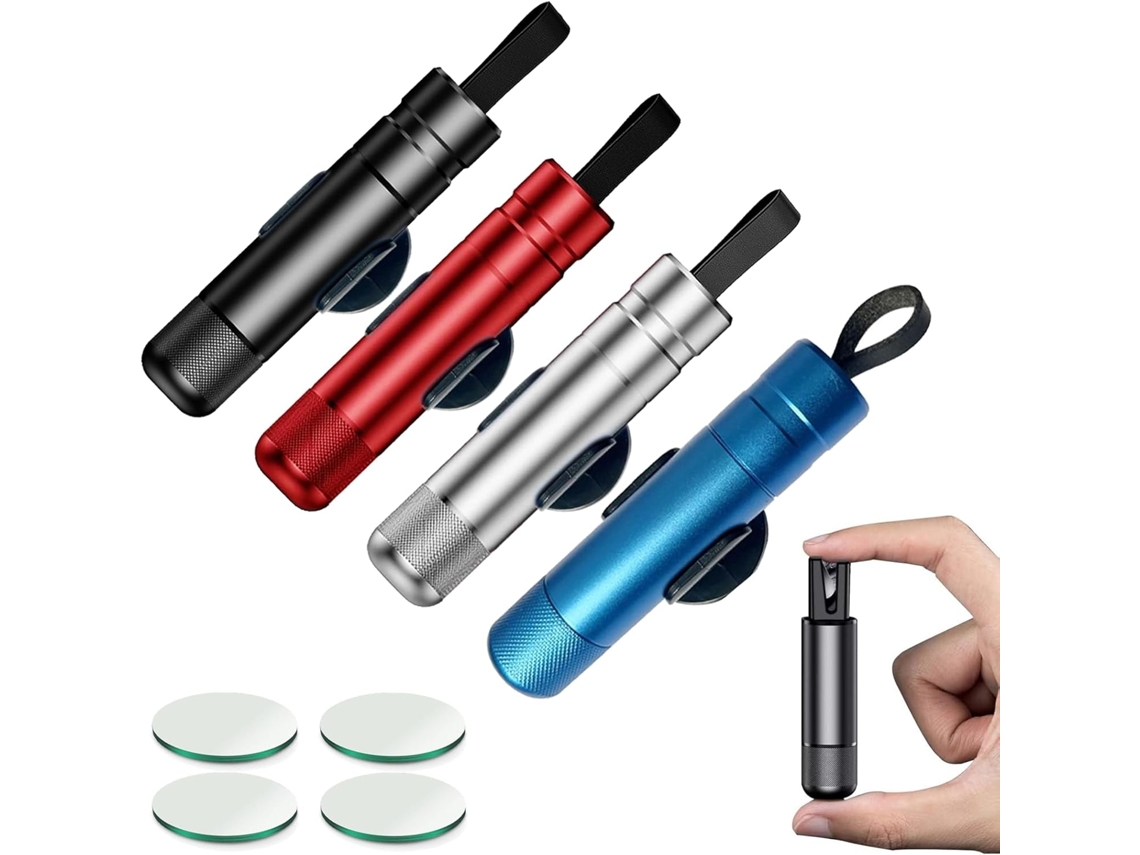 Martelo de Emergência para Carro Safe Pro X, Martelo Automático para Janelas, para Uso em Terra e Debaixo D'água AQUAFORGE (4 Peças)
