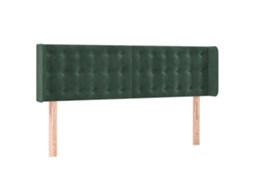 Headboard, Headboards Vidaxl Verde Veludo (147 X 16 X 78/88 Cm)