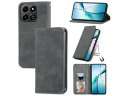 Capa De Celular De Couro Com Flip Magnético Retro Skin Feel