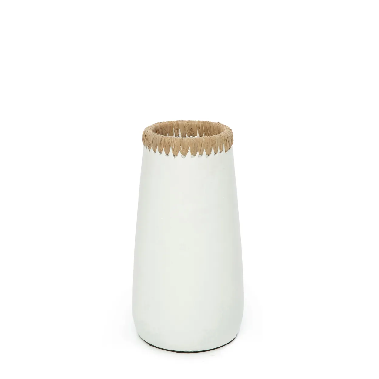 Vaso Sorrateiro - Branco Natural - M BAZAR BIZAR