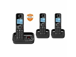 Telefone Fixo ALCATEL F860 Trio Preto